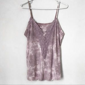 American Eagle Soft & Sexy Lace Up Tank Top